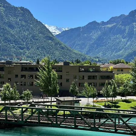 River-kissed Retreat With Iconic Jungfraujoch View * Interlaken